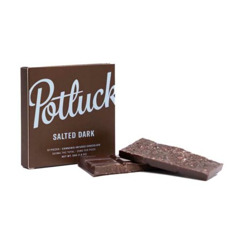 Potluck Chocolates – Salted Dark